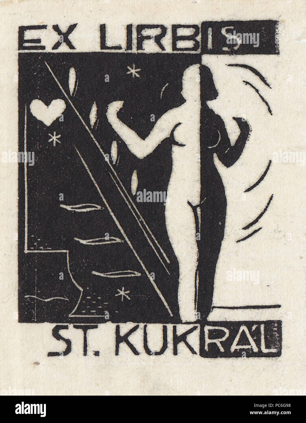 415 Michl ExLibris Kukral.ST Foto Stock