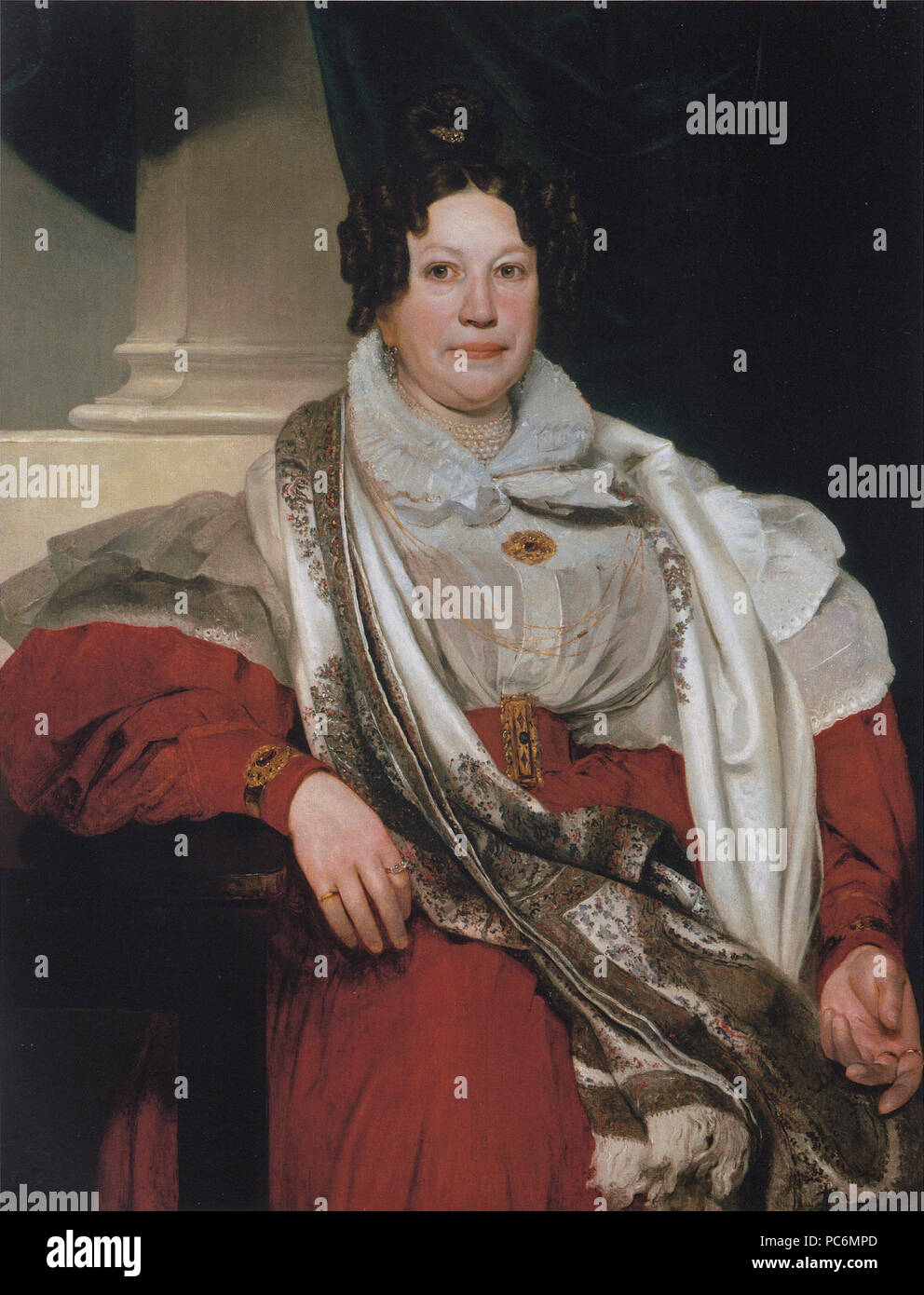 77 Reiter-Barbara Meyer, 1836 Foto Stock