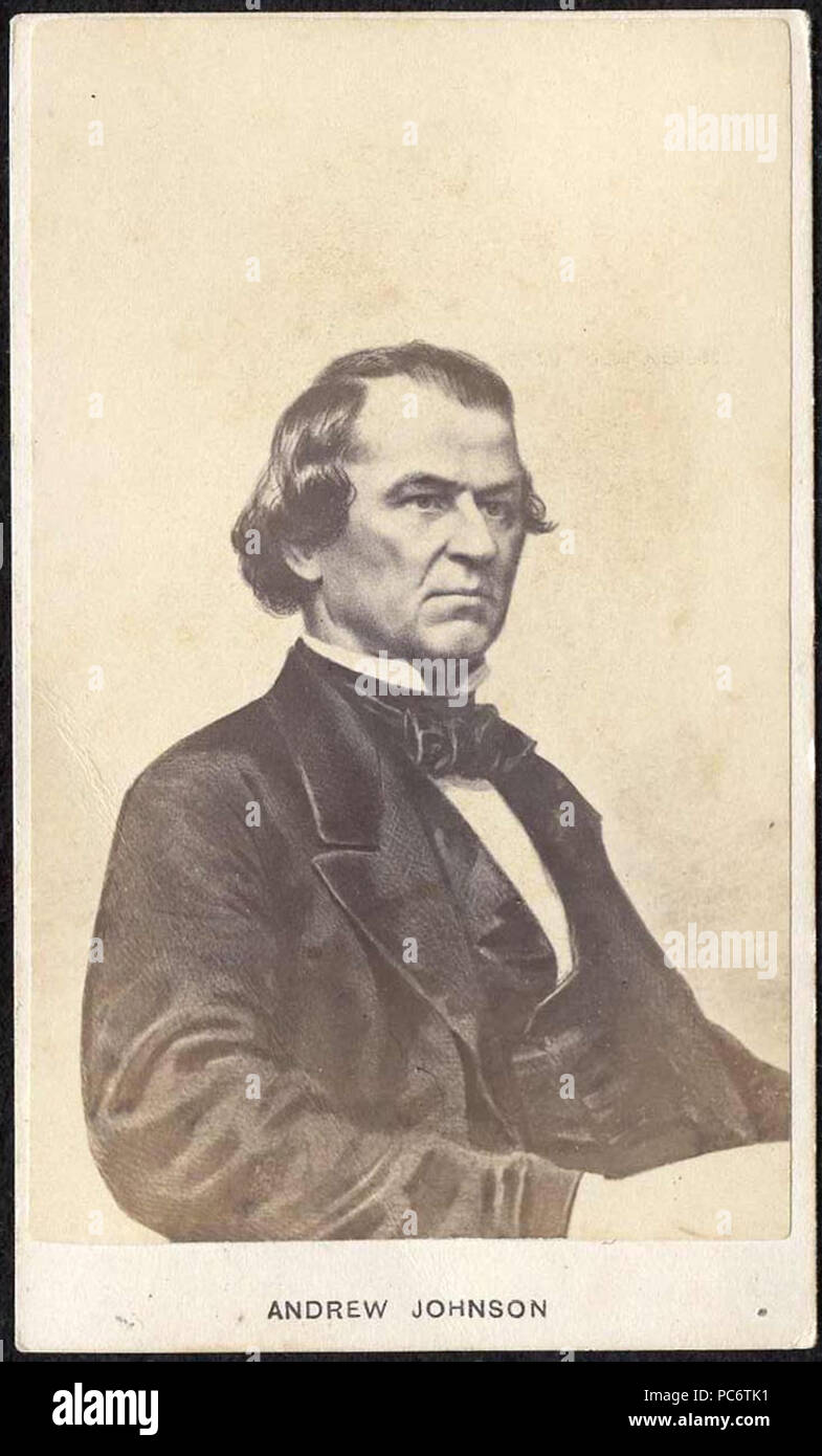 45 AndrewJohnson byJosephWard Boston Foto Stock