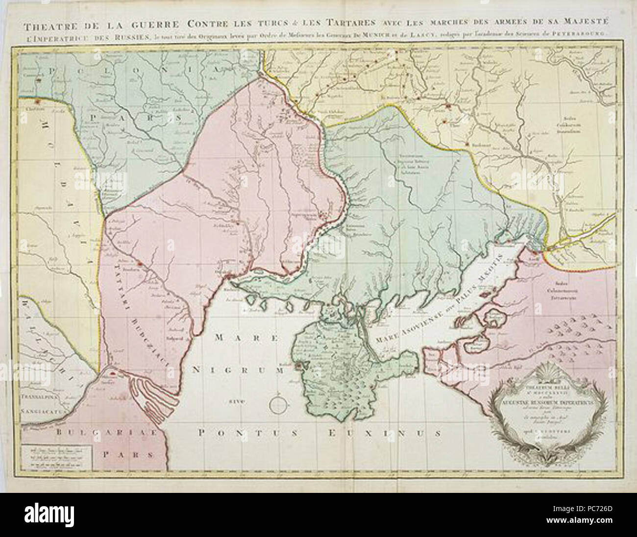 602 Theatrum Belli Ao MDCCXXXVII. Ottens Foto Stock