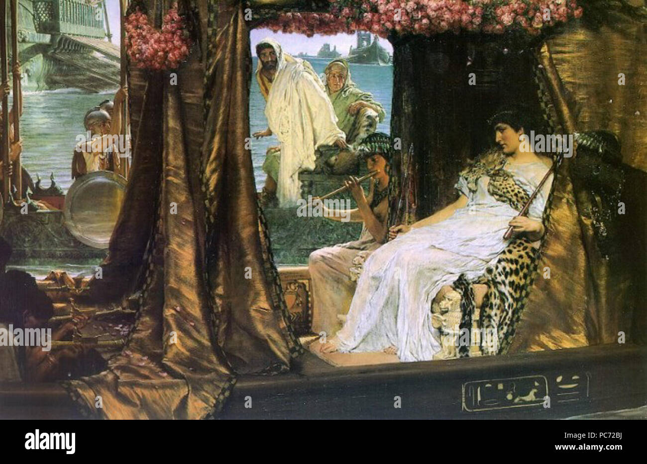 57 Lawrence Alma-Tadema Marcantonio e Cleopatra Foto Stock