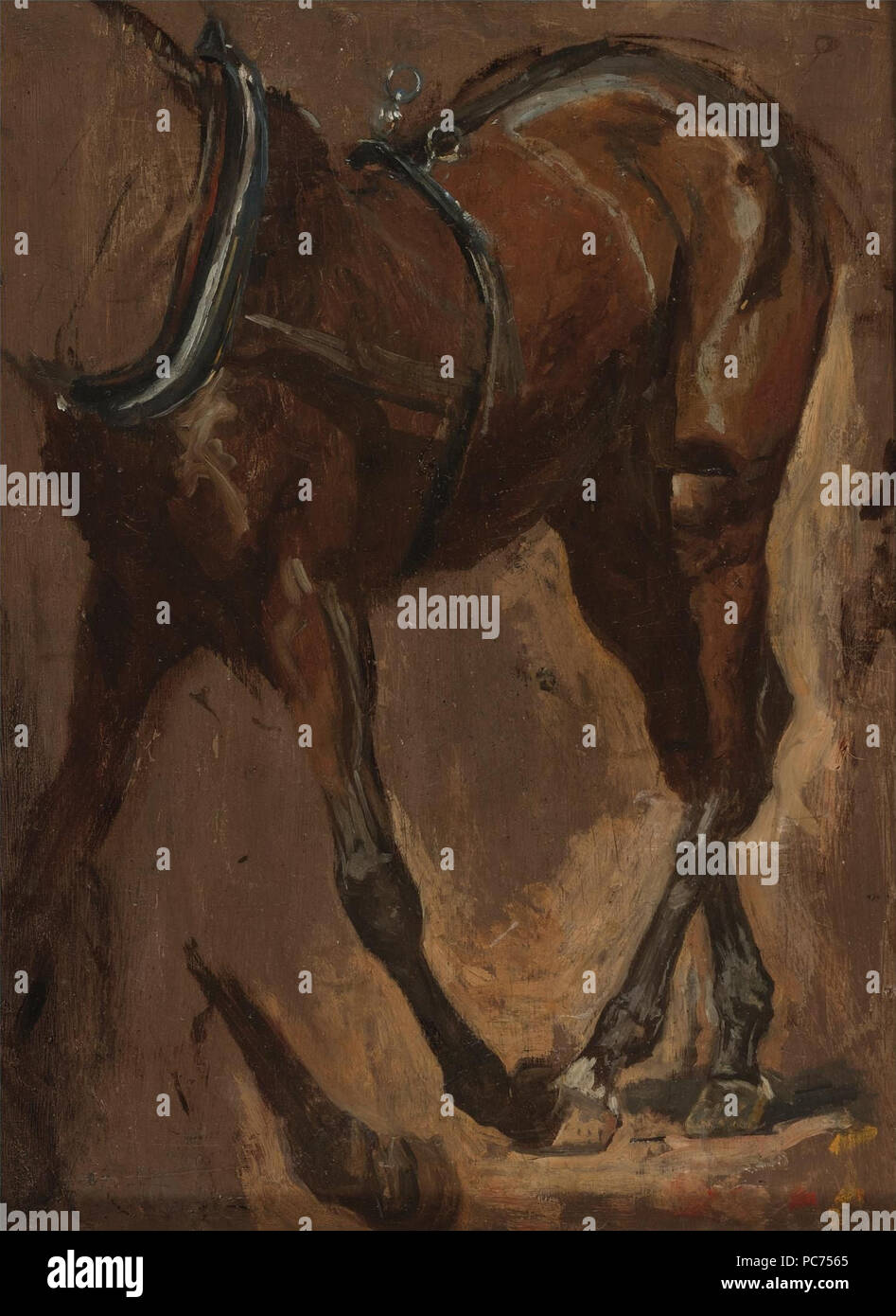 84 Studio per Rogers per collezionisti quattro in mano G137 recto Foto Stock