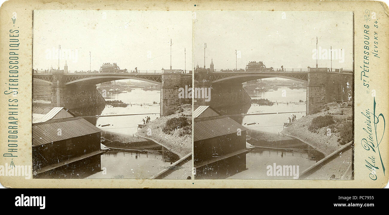 384 M. de Bielavsky - scheda Stereo 01 Foto Stock