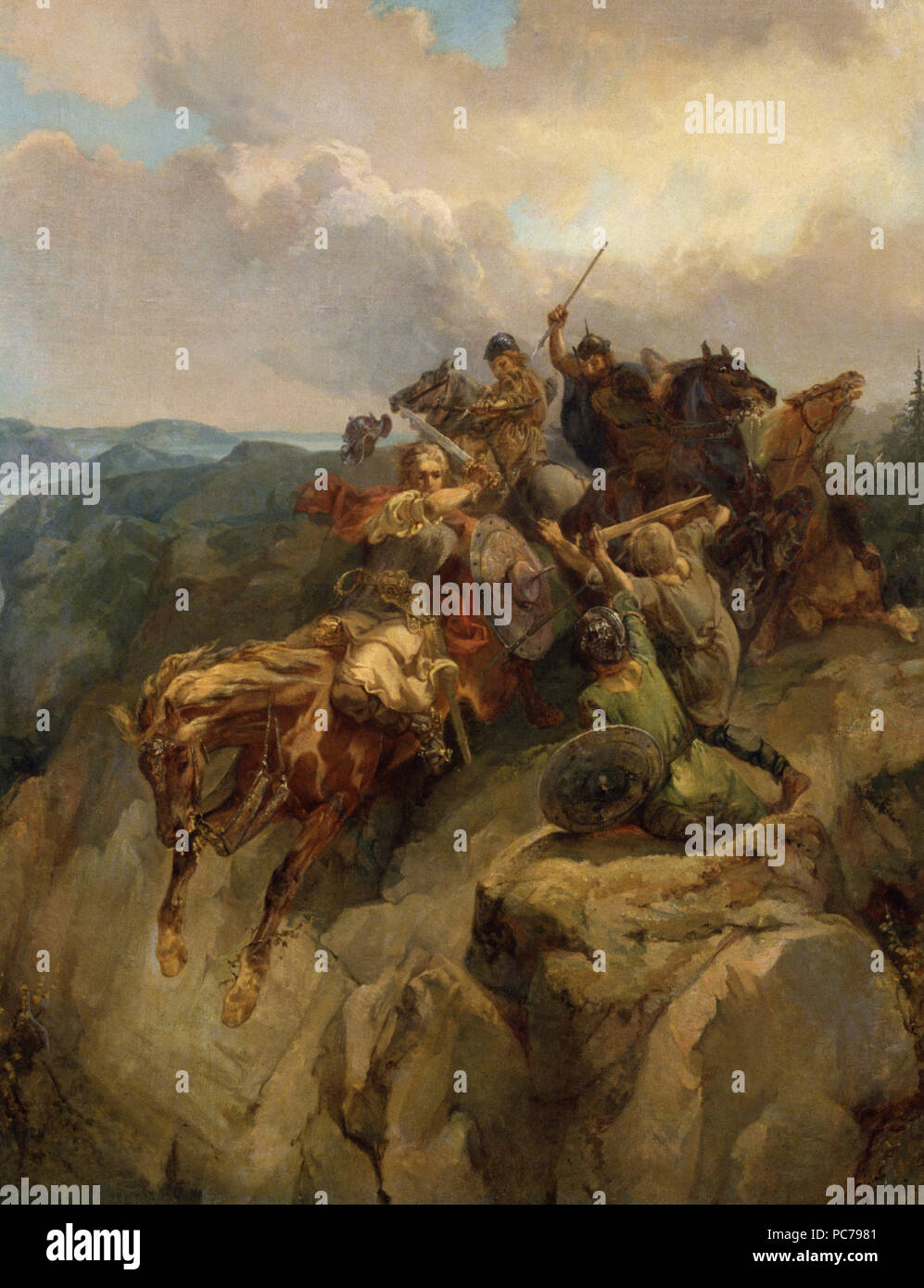 Oscar L. Andersson: Kung Erik Väderhatt. NM1191 54 Re Erik Väderhatt (Oskar Leonard Anderson) - Nationalmuseum - 18194 Foto Stock