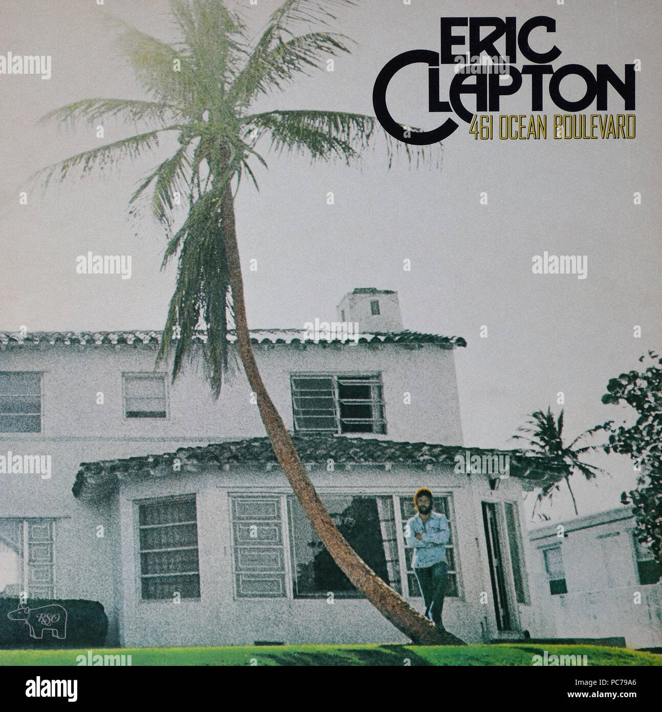 Eric Clapton - 461 Ocean Boulevard - Vintage vinile copertina album Foto Stock