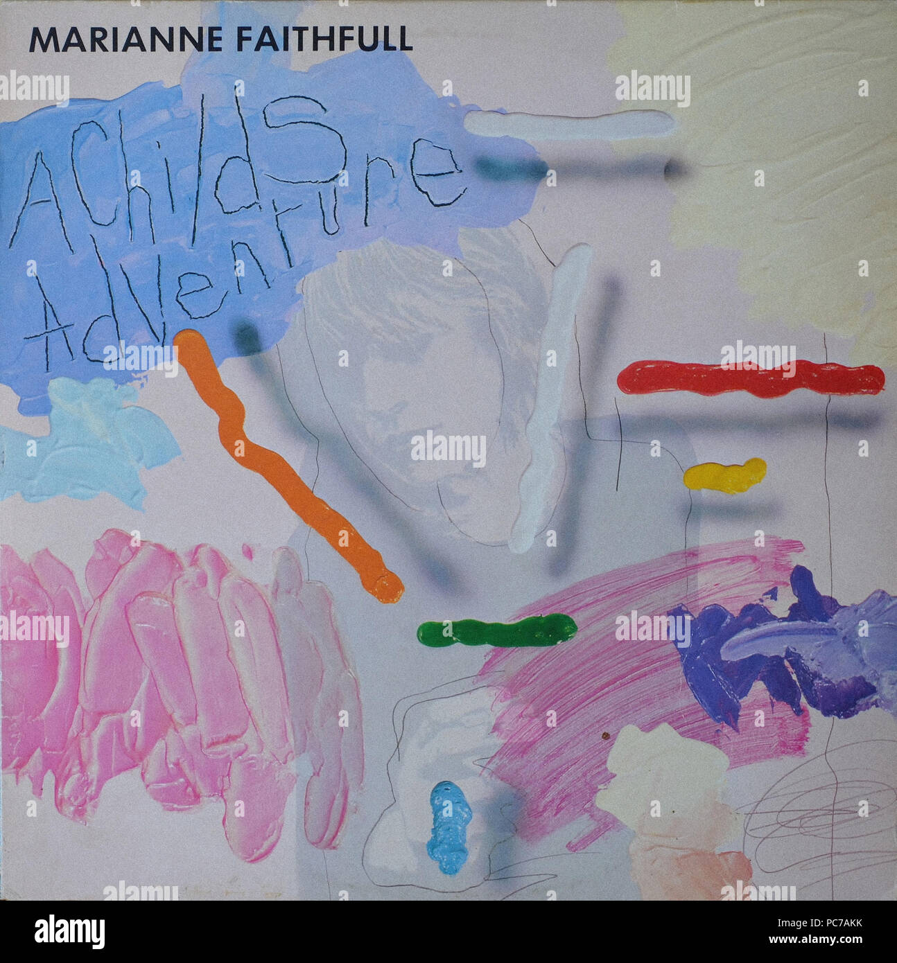Marianne fidato - un'avventura per i bambini - Vintage vinile copertina album Foto Stock