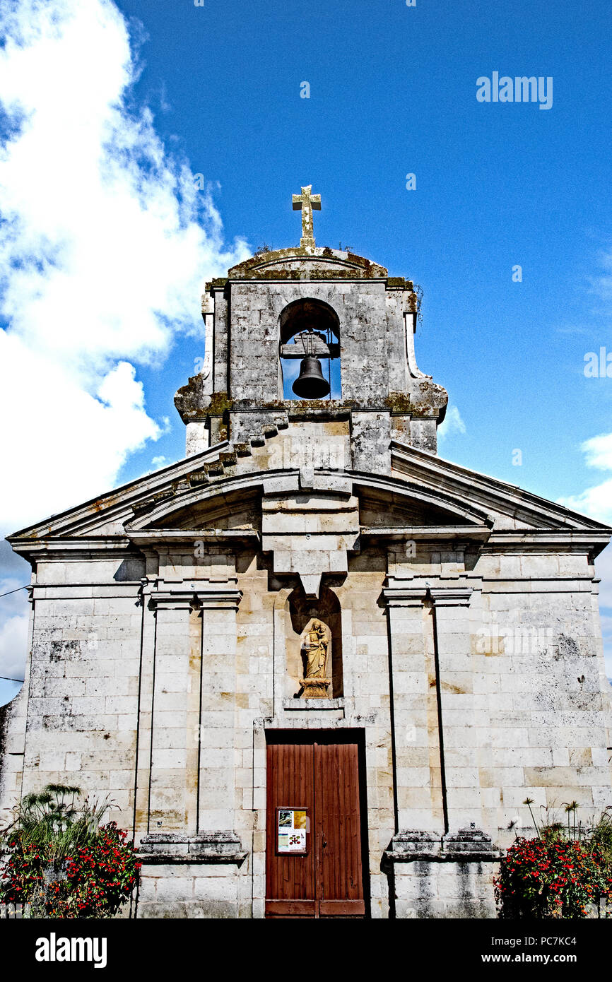 Saint-Agnant (dipartimento della Charente-Maritime, Francia) Chiesa; Kirche Foto Stock