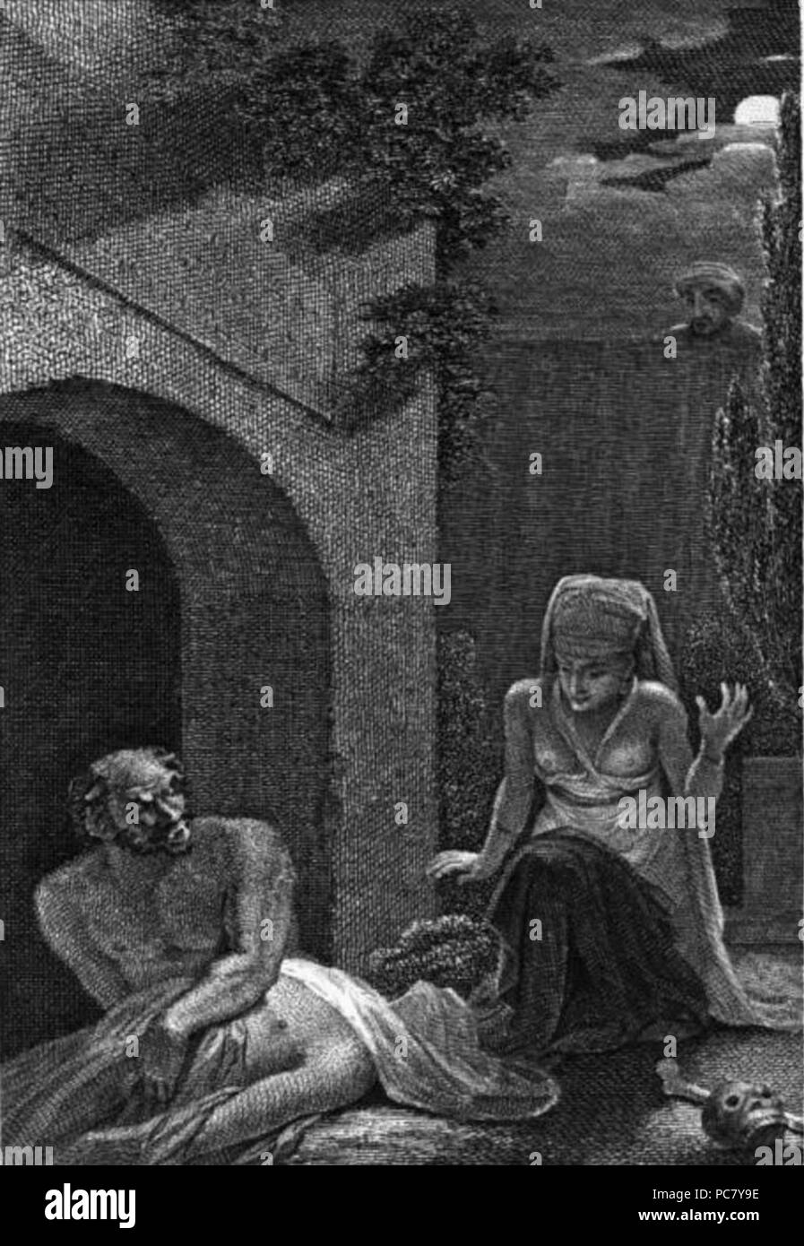 3 ammina scoperto con la Goule Foto Stock