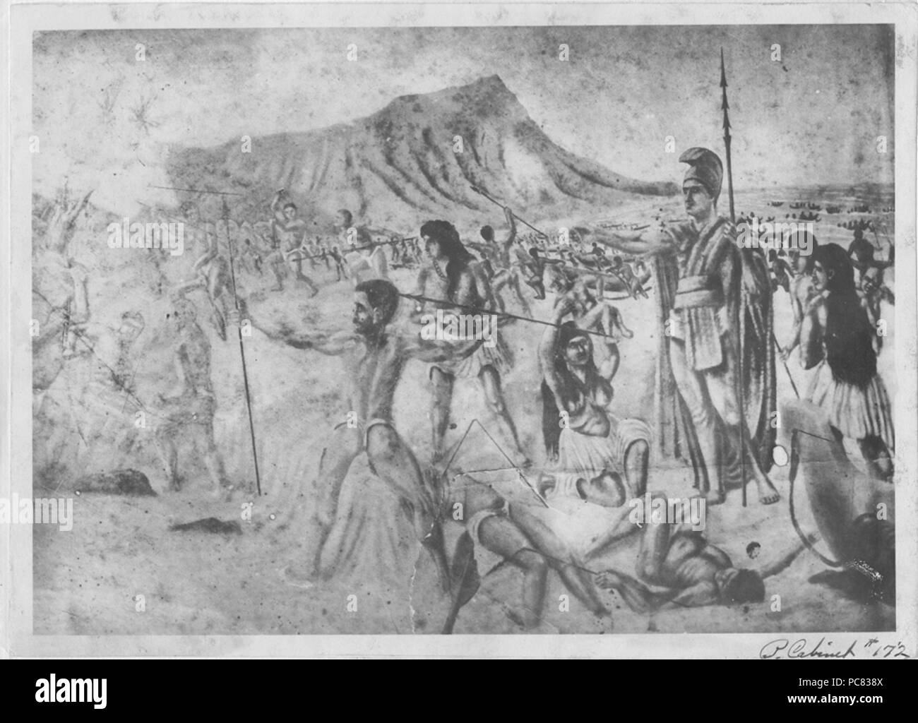 334 Kamehameha io andare in battaglia (PP-97-5-003) Foto Stock