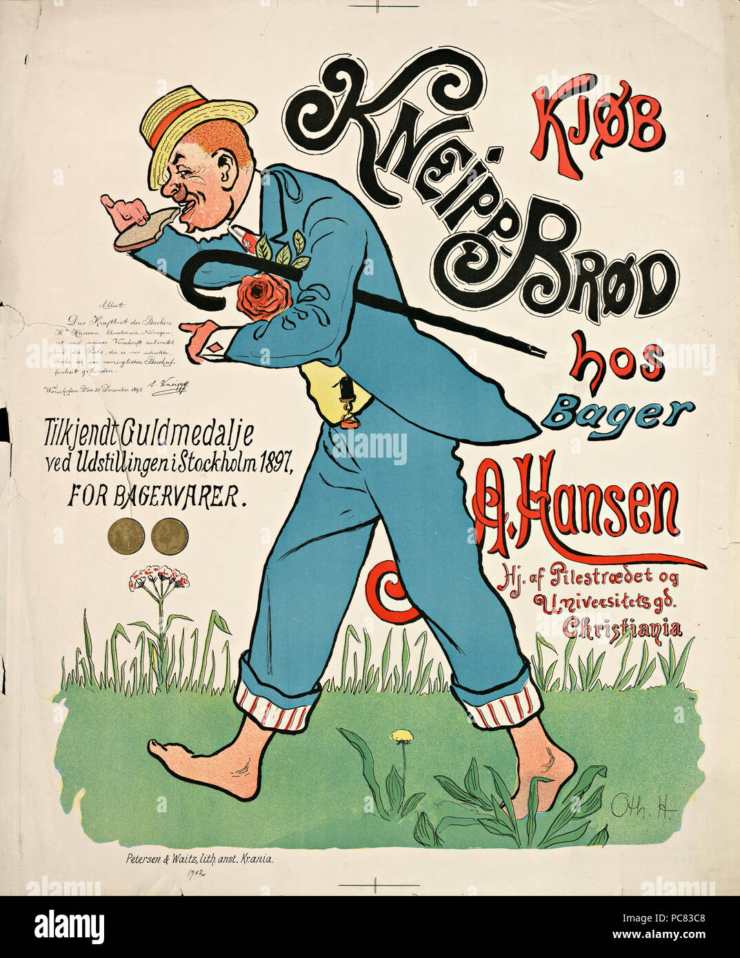 3 Kjøb Kneipp-Brød hos Bager A. Hansen (28421327394) Foto Stock