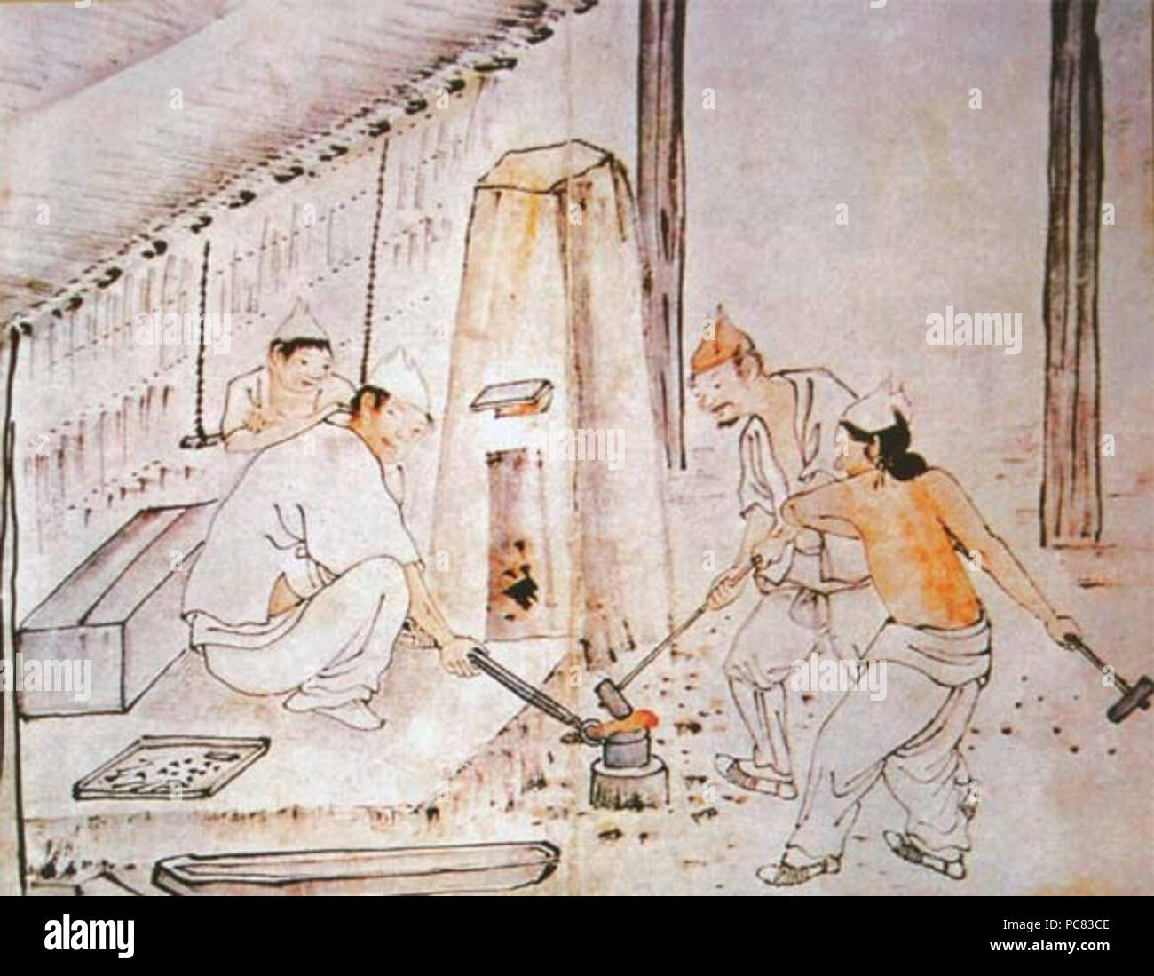 340 Kim Duk-peccato Die Schmiede Foto Stock