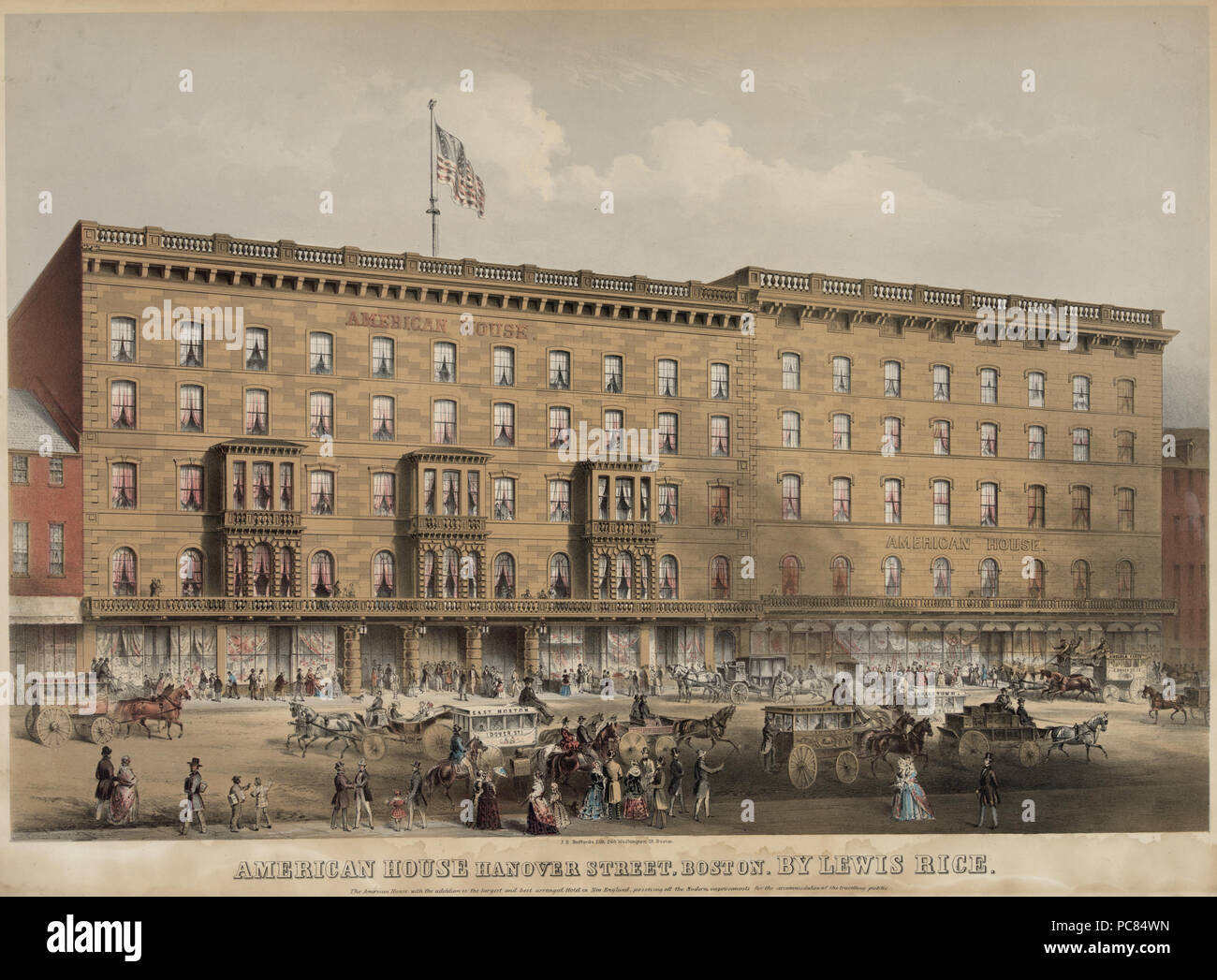 42 AmericanHouse Boston byJHBufford LC Foto Stock