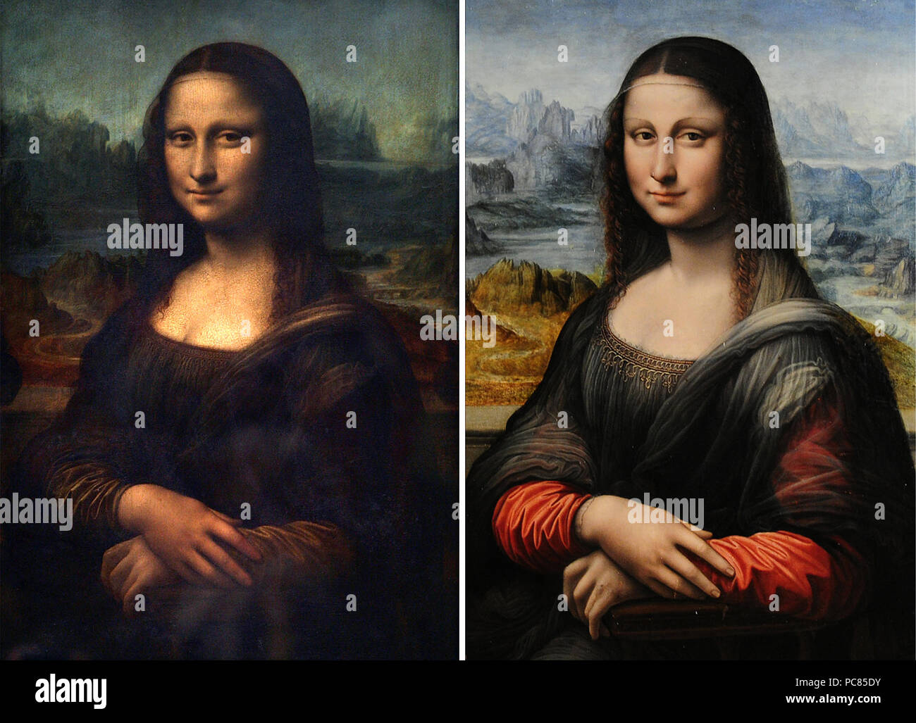422 Mona Lisa &AMP; copia Foto Stock