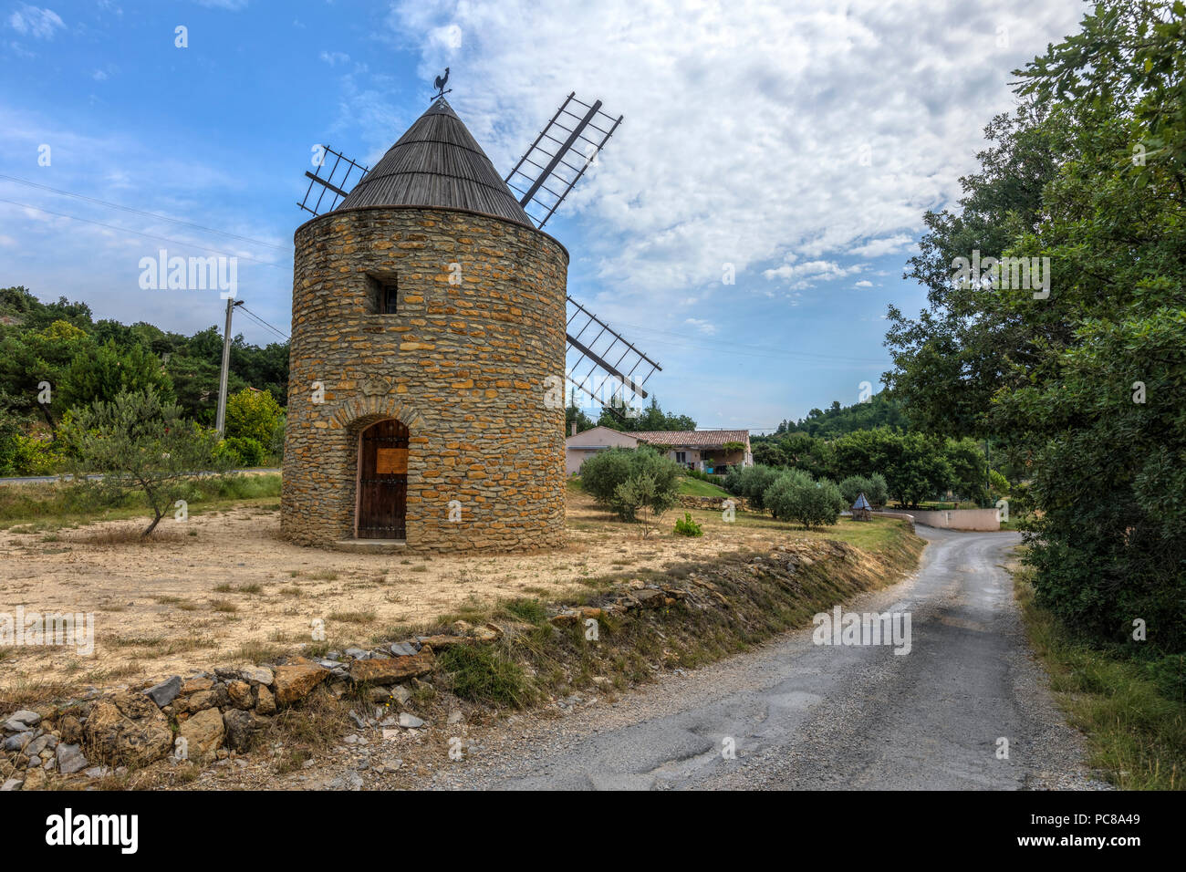 Chateauneuf-Val-Saint-Donat, Alpes-de-Haute-Provence, Provenza, Francia Foto Stock