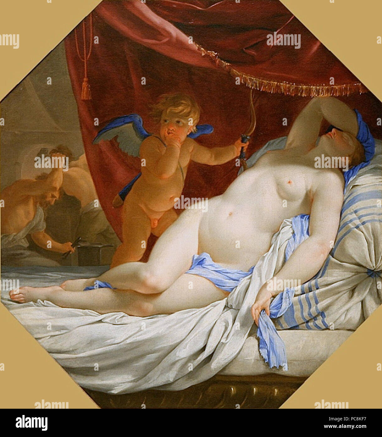 57 Eustache Le Sueur - Dormire a Venere, 1638-1639 Foto Stock