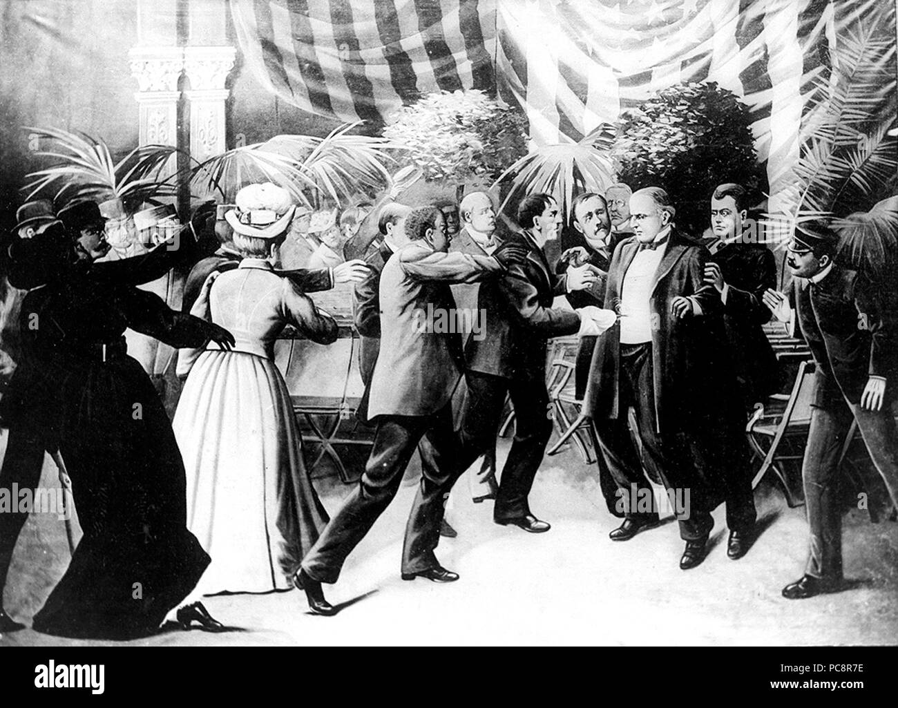 649 William McKinley Assassinat Foto Stock