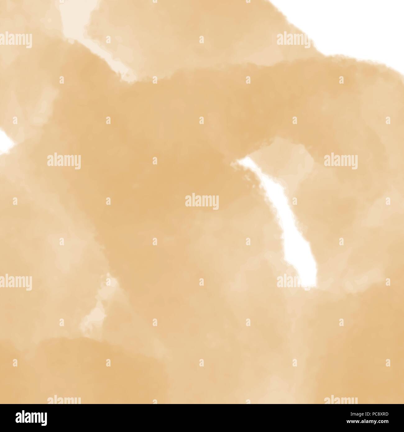 Il beige marrone acquerello linee nuvoloso la configurazione di sfondo, illustrazione vettoriale Illustrazione Vettoriale