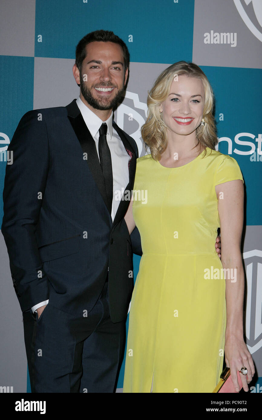 Zachary Levi; Yvonne Strahovski 202- a xiii annuale di Warner Bros e in stile Golden Globe After-Party presso il Beverly Hilton di Los Angeles.Zachary Levi; Yvonne Strahovski 202- ------------- Red Carpet Event, verticale, STATI UNITI D'AMERICA, industria cinematografica, celebrità, fotografia, Bestof, arte cultura e intrattenimento, Topix celebrità moda / Verticale, meglio di, evento nella vita di Hollywood - California, moquette rossa e dietro le quinte, USA, industria cinematografica, celebrità, movie celebrità, personaggi televisivi, musica celebrità, fotografia, Bestof, arte cultura e intrattenimento, Topix, verticale, famiglia da Foto Stock