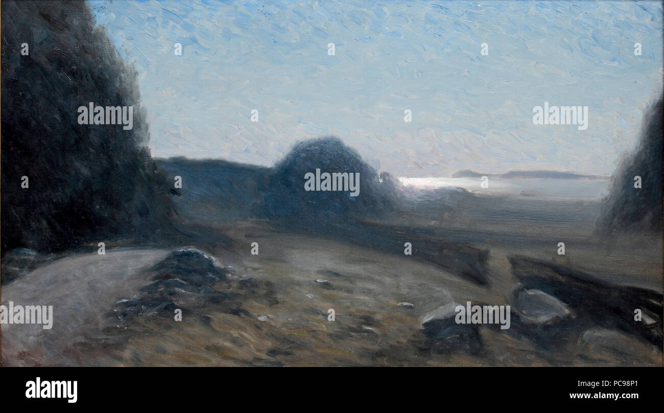 66 Axel Fahlcrantz, Landskap, 1924 Foto Stock