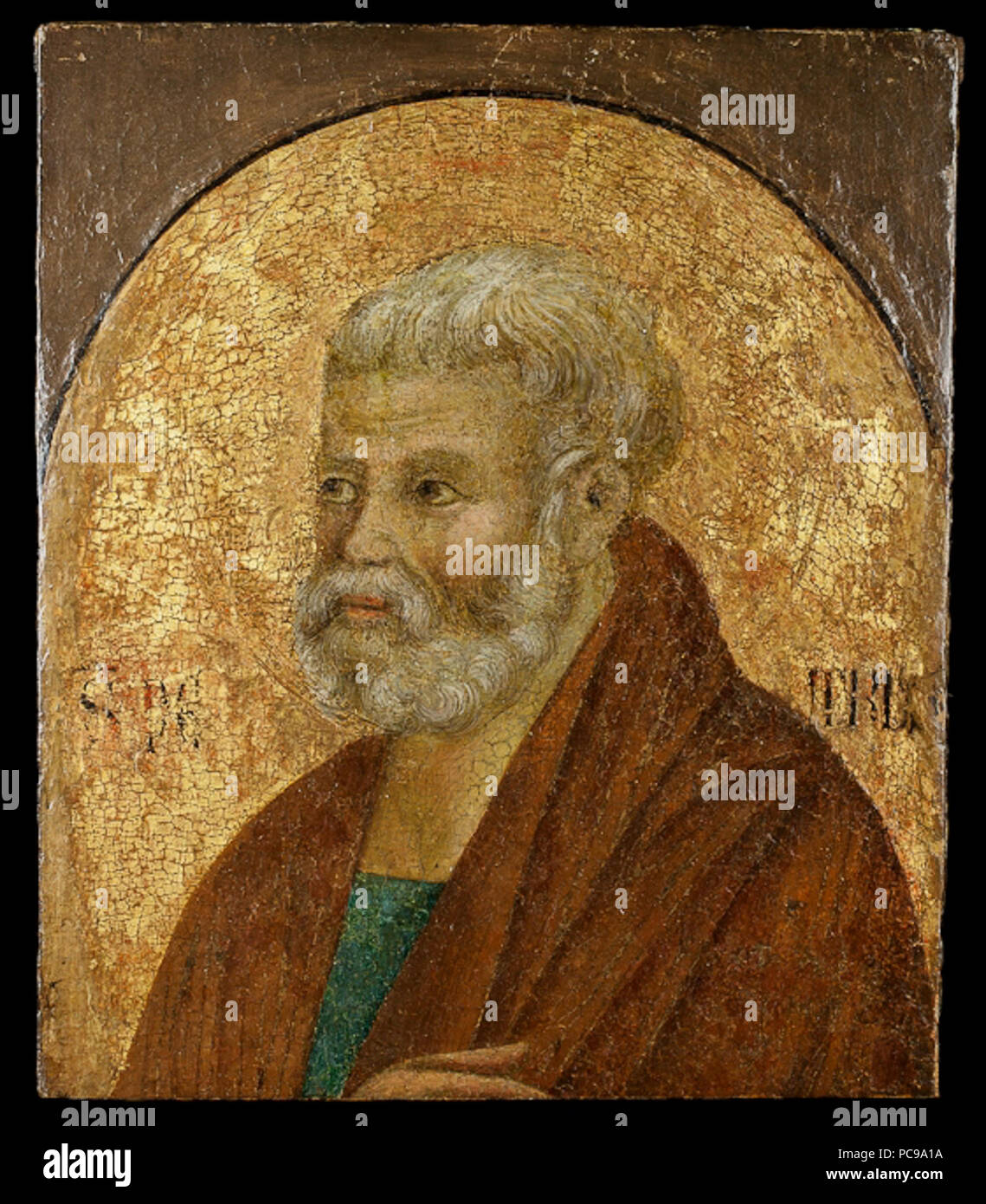 68 Badia a Isola Master, San Pietro, ca. 1315-20, Mount Holyoke College Foto Stock