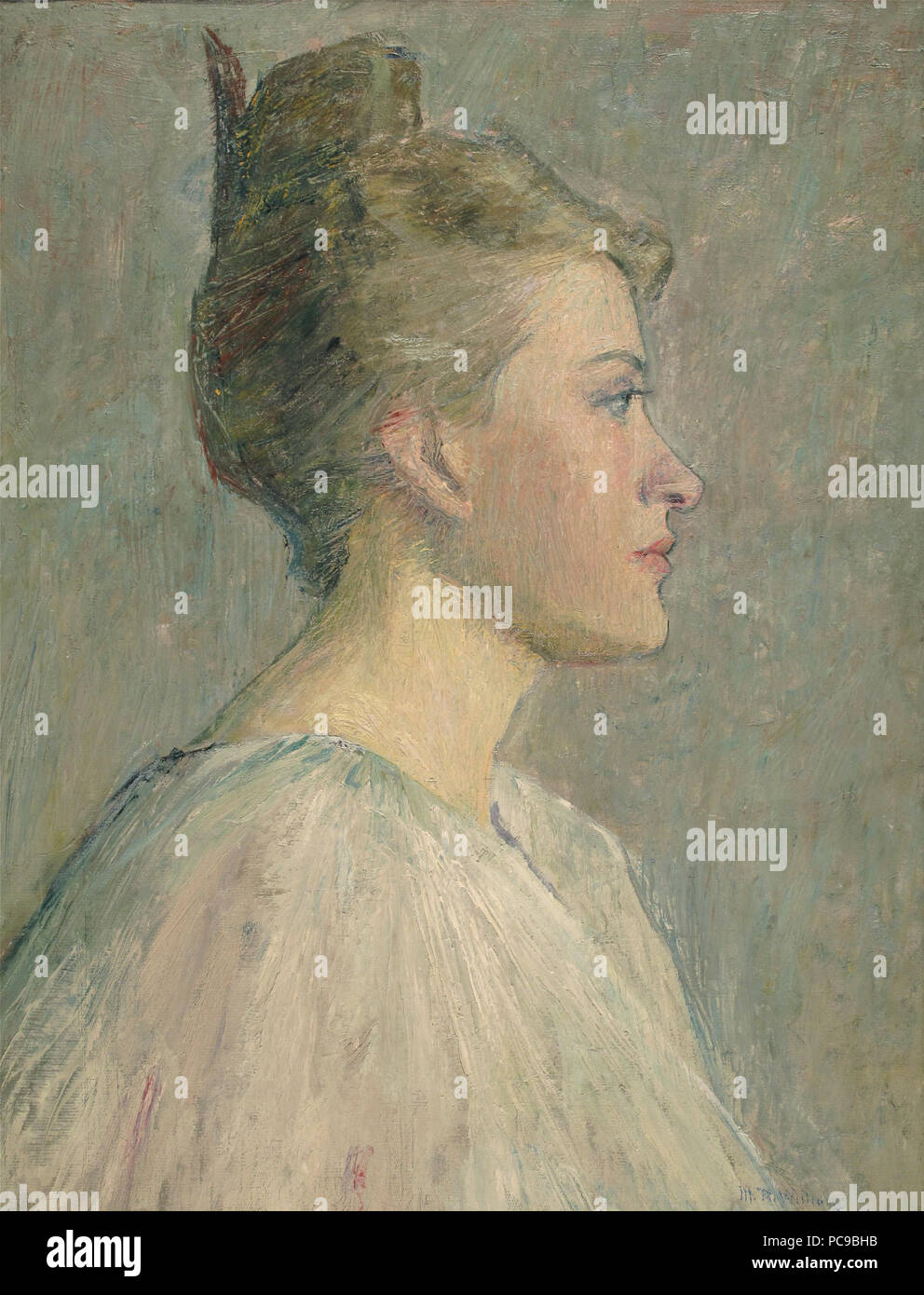 21 un profilo Foto Stock