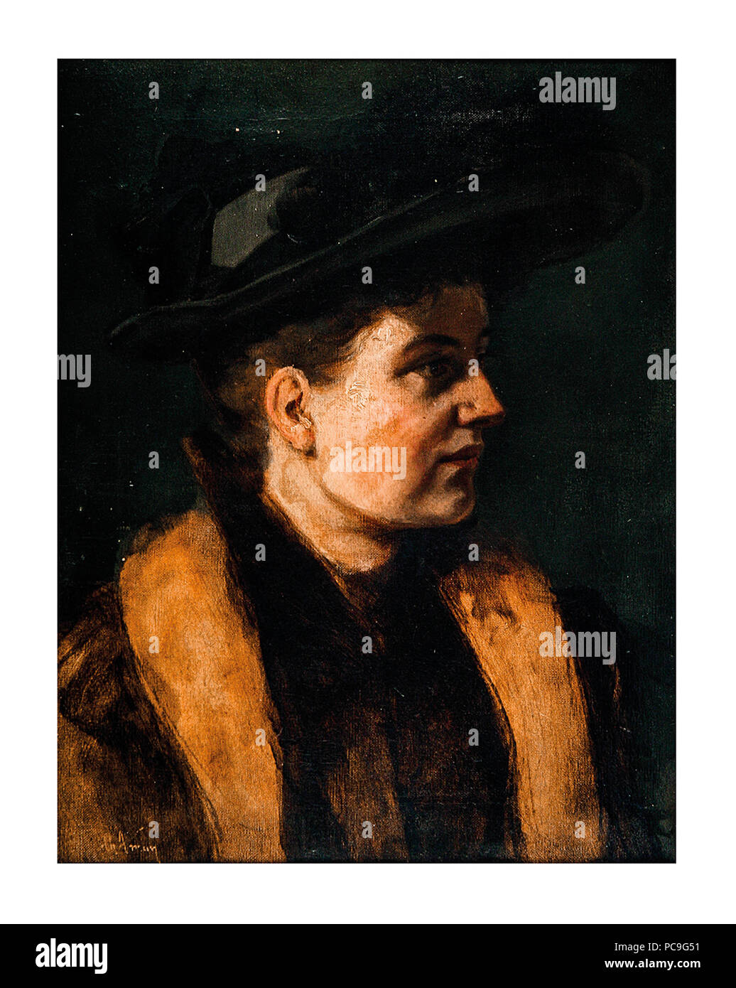 88 Theodor Aman - Palaria neagra Foto Stock