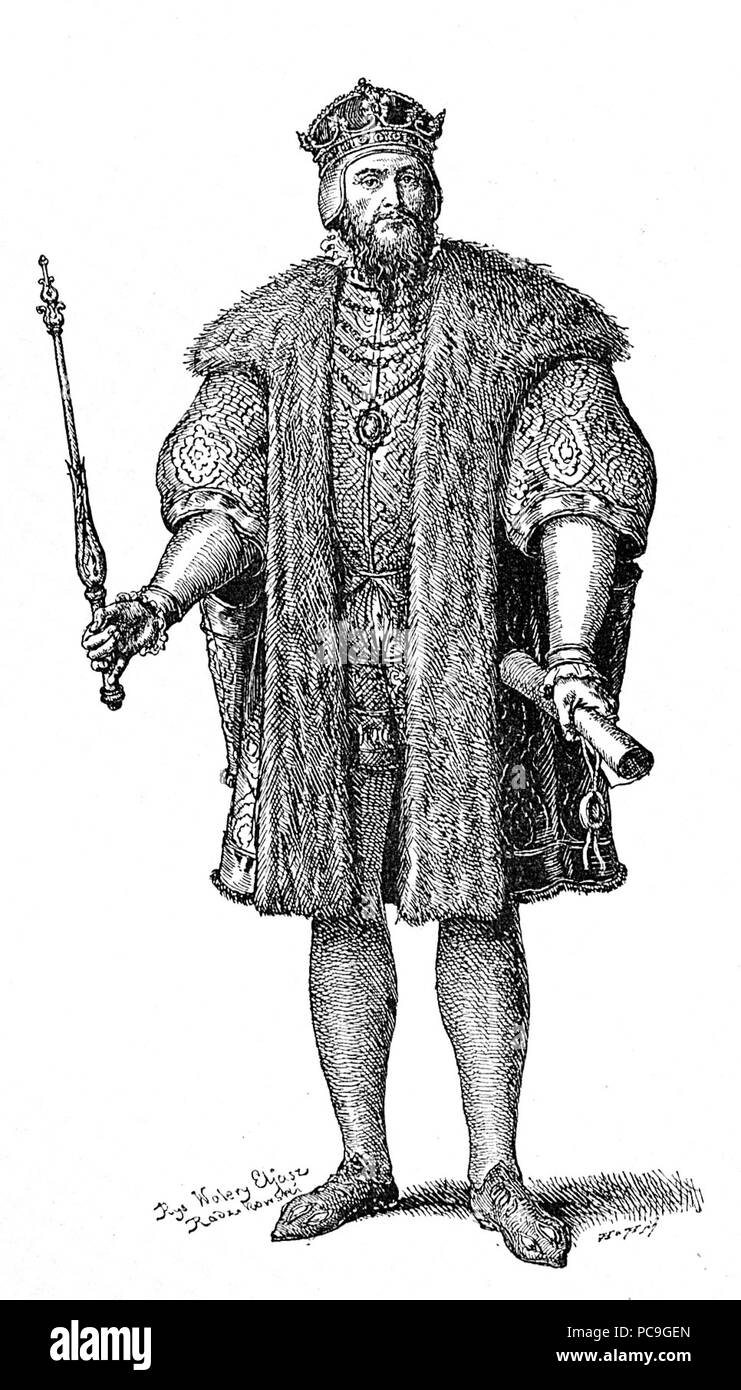 92 Walery Eljasz-Radzikowski, Zygmunt II Agosto Foto Stock