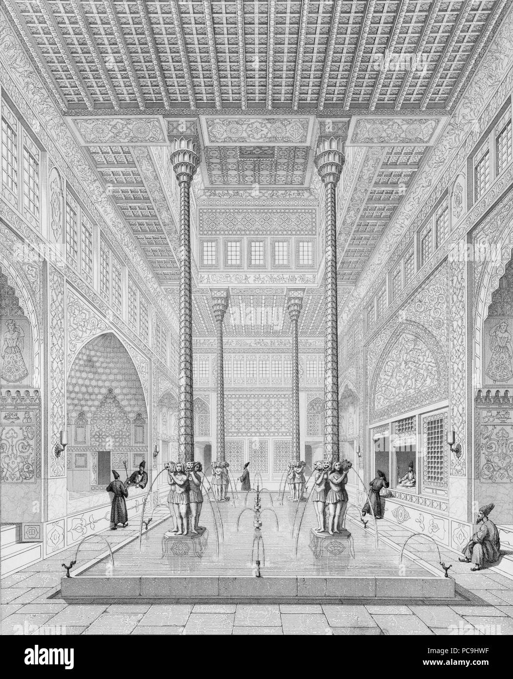 18 CHAR BAGH palace da Pascal Coste Foto Stock 18 CHAR BAGH palace da Pascal Coste Foto Stock