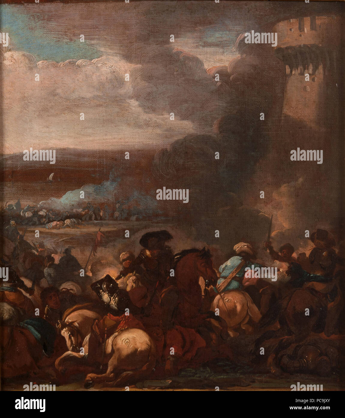 5 SCENA DI BATTAGLIA - Nationalmuseum - 17172 Foto Stock