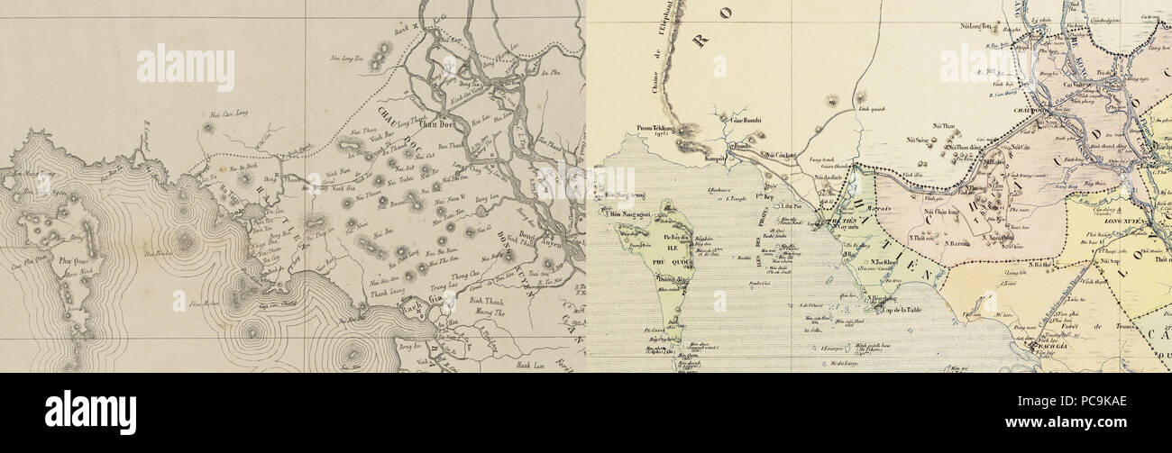 84 BienGioiNamKyCaoMien1868-1878 Foto Stock