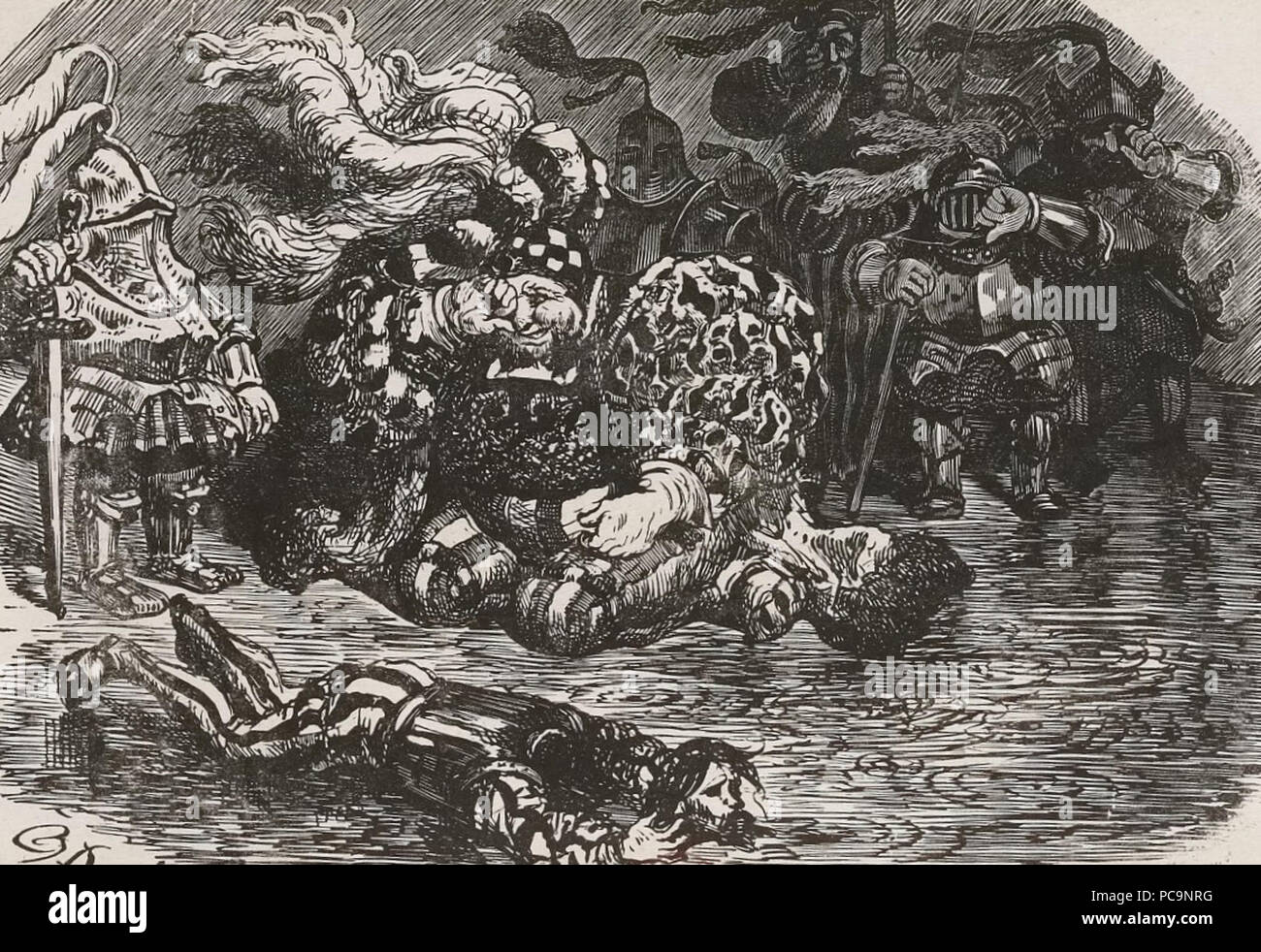 18 Epistémon décapité Foto Stock