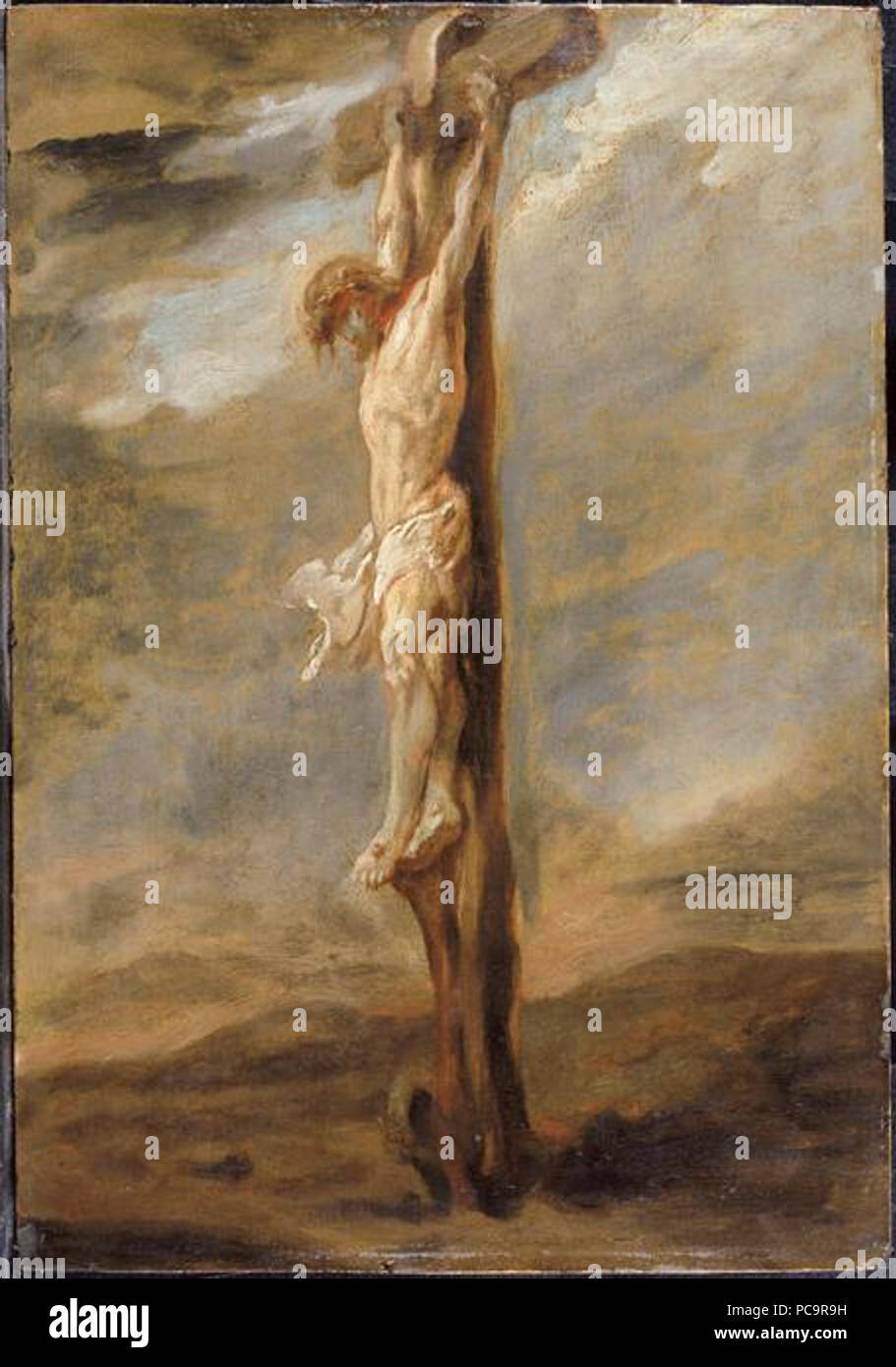 Dopo Rembrandt - Crocifissione - musée Bonnat. Foto Stock