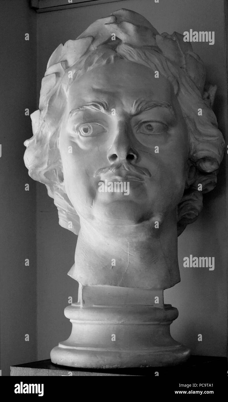 16 Busto di Pietro il Grande da Marie-Anne Collot 1770 Foto Stock