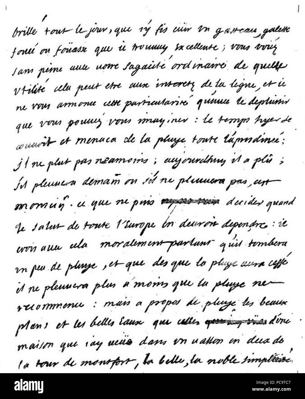 201 Fac Similé Jean de La Bruyère6 Foto Stock