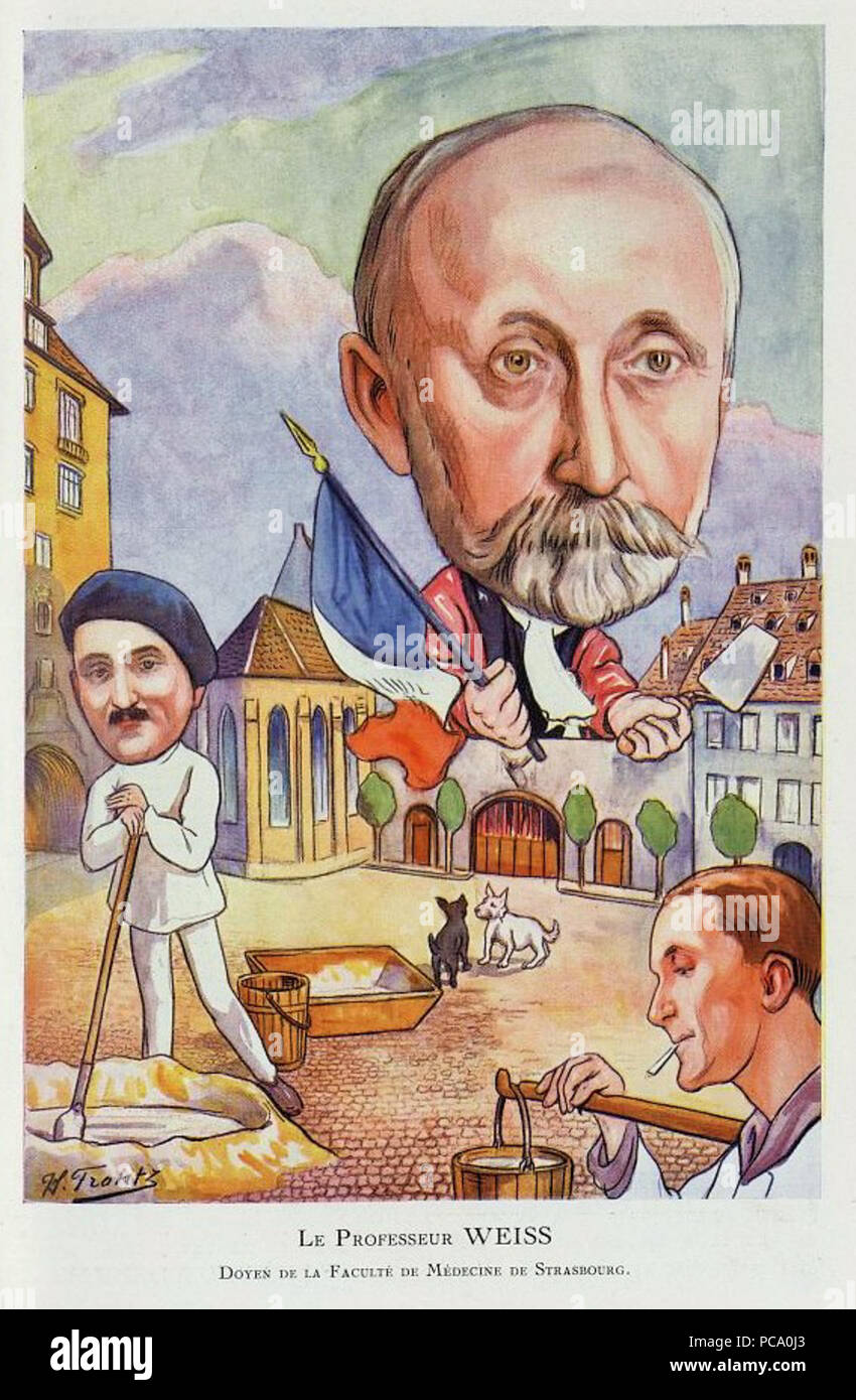 240 Georges Weiss (caricatura) Foto Stock