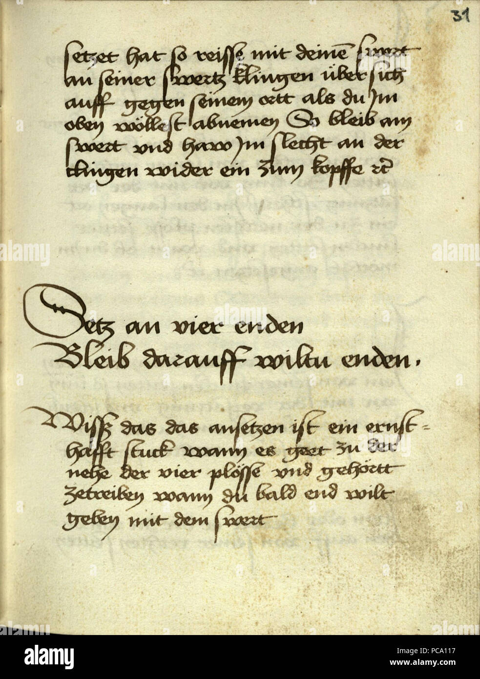 13 Cod.I.6.4º.3 031r Foto Stock