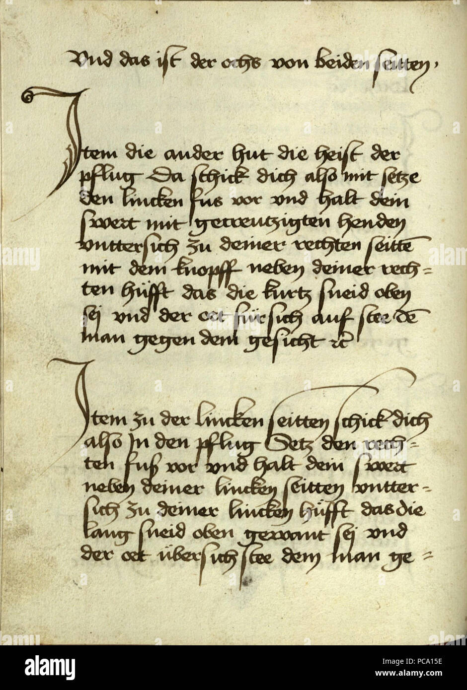 13 Cod.I.6.4º.3 028v Foto Stock