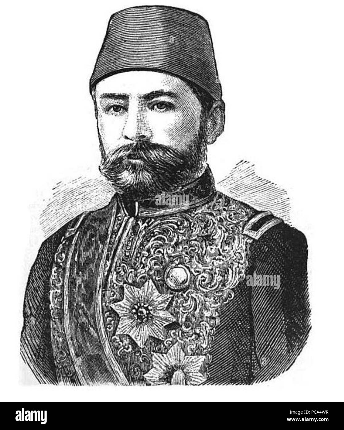 Ahmed Muhtar Pasha. Foto Stock
