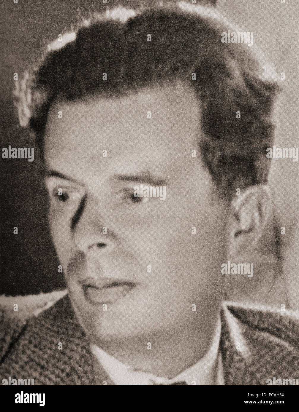 Aldous Leonard Huxley, 1894 - 1963. Scrittore inglese, scrittore e filosofo. Dopo una stampa contemporanea. Foto Stock