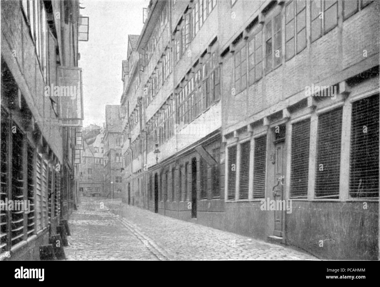23 Abb182Strasze mitBordellen inHamburg Foto Stock