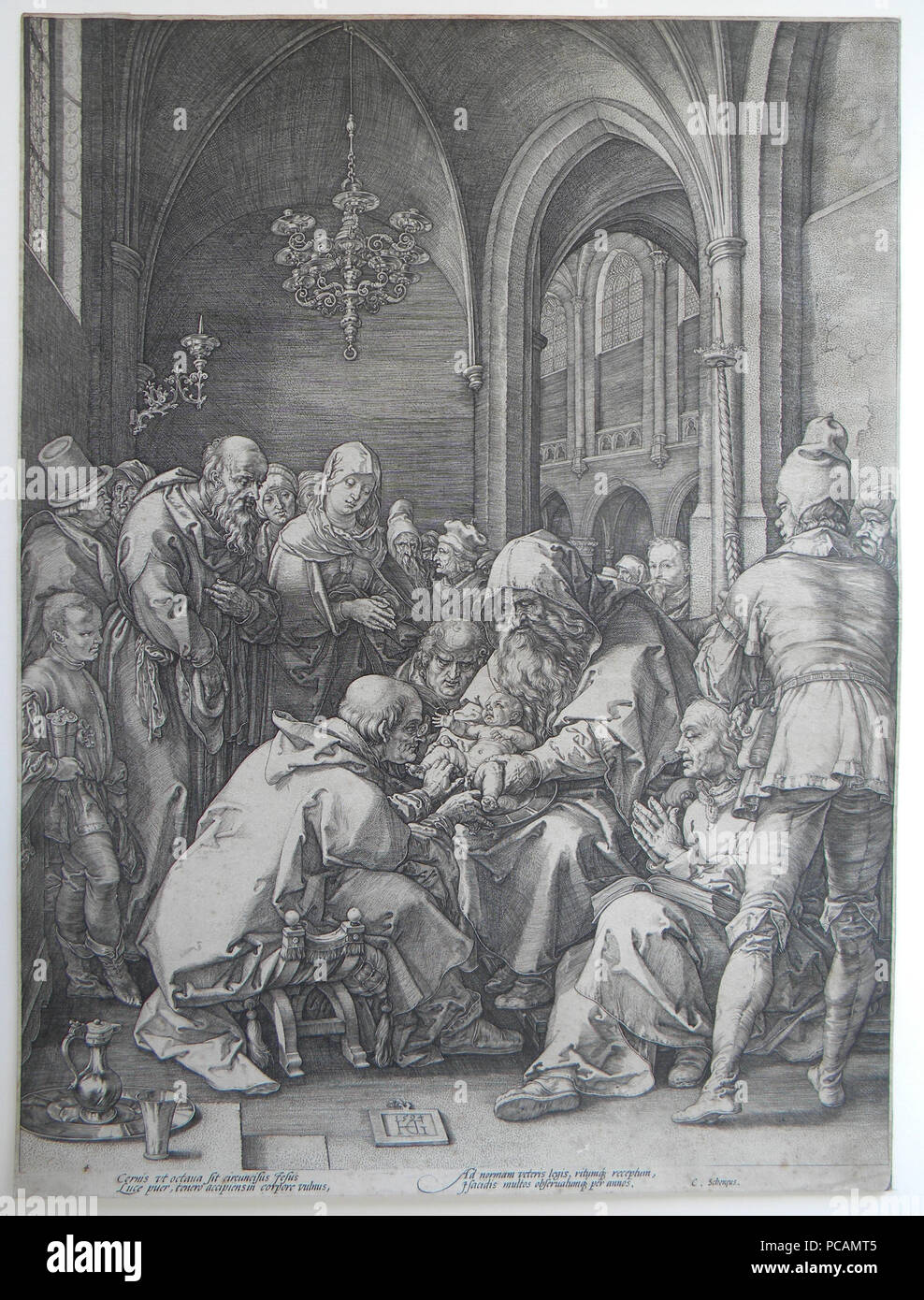 271 Hendrik Goltzius - La vita della Vergine 4 di 6 - La circoncisione Foto Stock