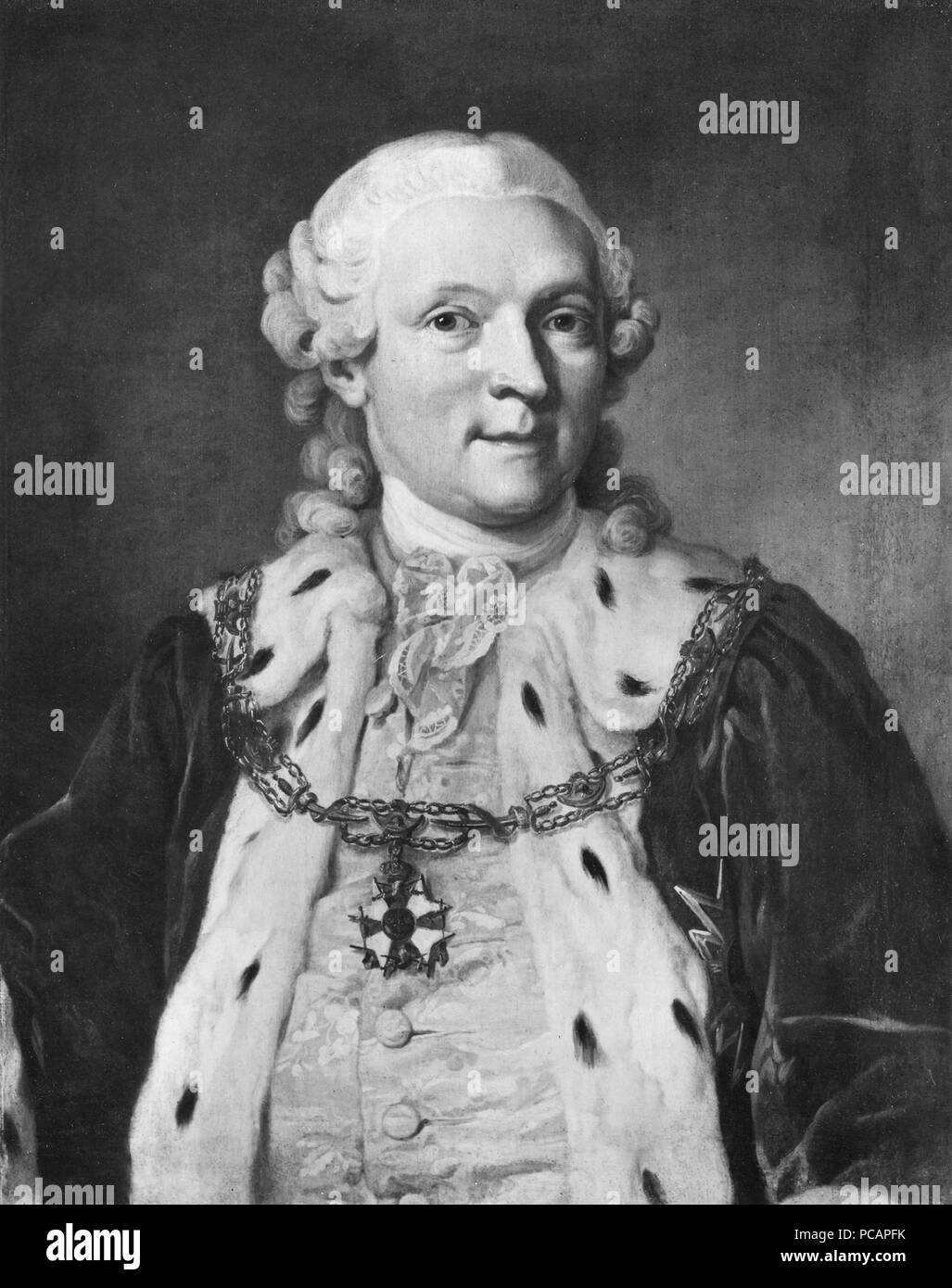 36 Fredrik Carl Sinclair, 1723-1776 (Lorens Pasch d.y.) - Nationalmuseum - 16108 Foto Stock