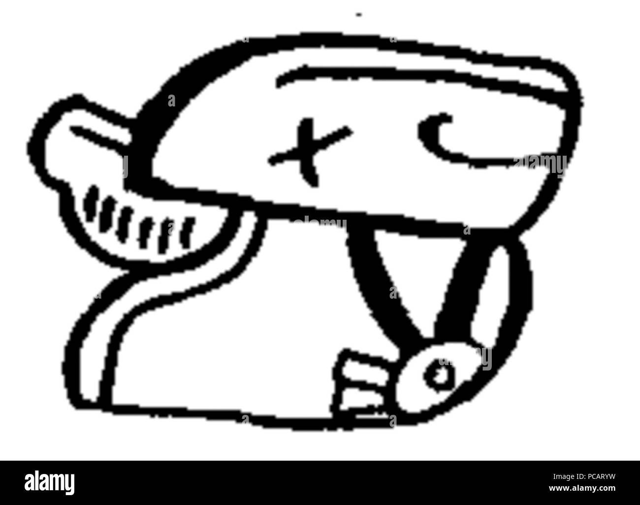 15 commento sul manoscritto Maya 2 Foto Stock