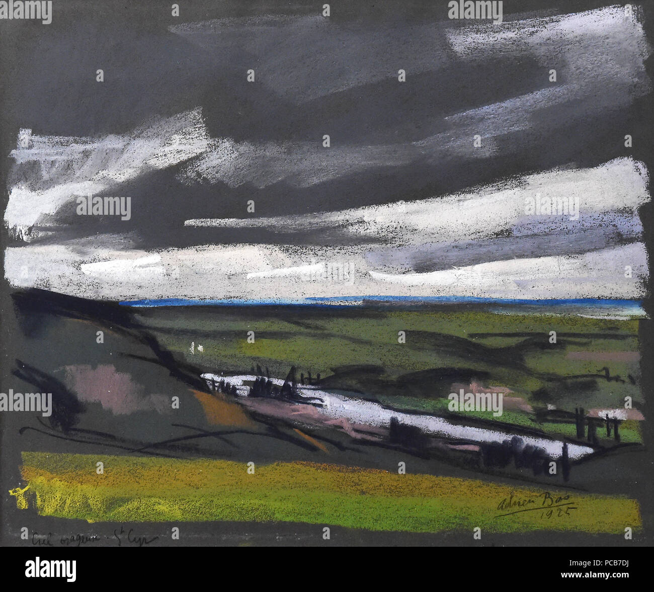 17 55 Adrien Bas ciel orageux aÌ€ Saint Cyr DSC HD 0008 Foto Stock