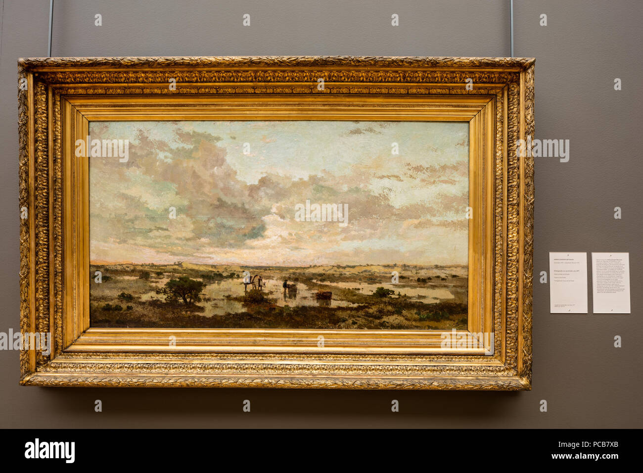 28 Adrien Joseph Heymans - Tramonto sulla brughiera - alta risoluzione Foto Stock