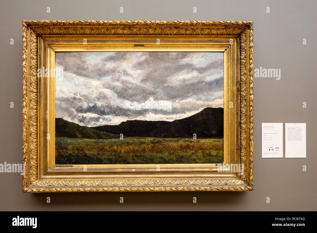 279 Hippolyte Boulenger - dopo la tempesta di sera Foto Stock