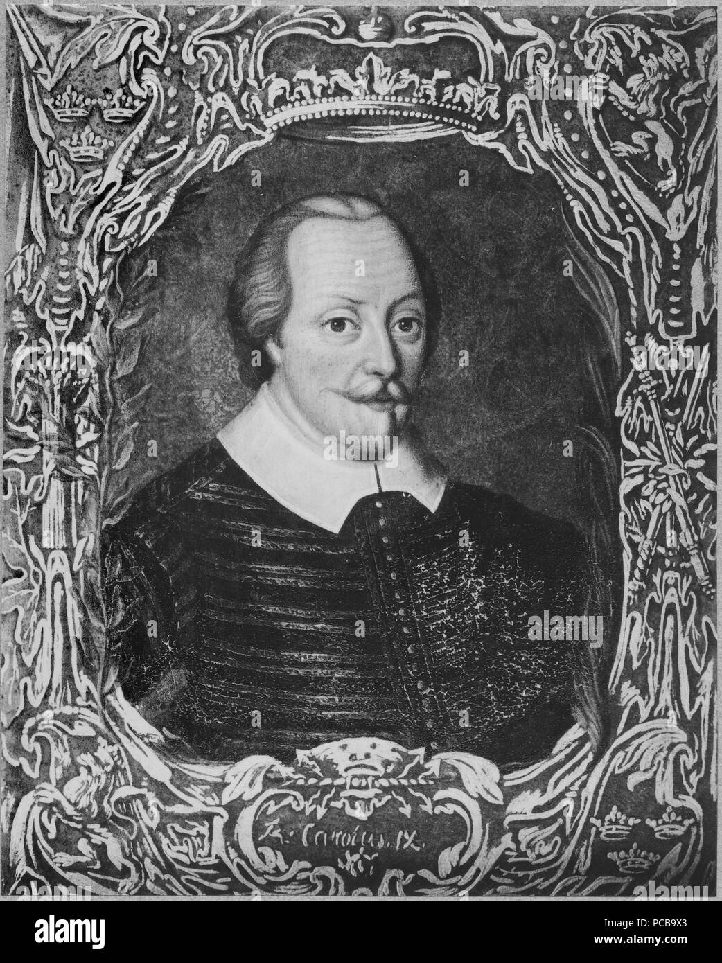 53 Karl IX, 1550-1611, kung av Sverige (Maga Fredrica Pasch) - Nationalmuseum - 16231 Foto Stock