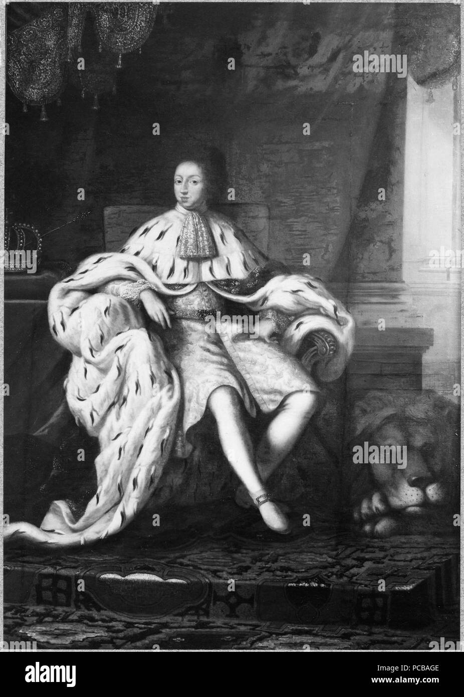 53 Karl XI Gustav (1655-1697), kung av Sverige, av pfalzgreve Zweibrücken, G.M. Ulrika Eleonora d.ä - Nationalmuseum - 39480 Foto Stock