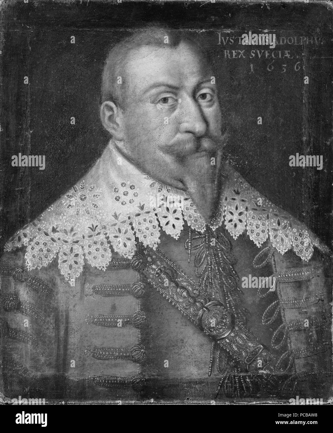 259 Gustav II Adolf (1594-1632), kung av Sverige, dono med Maria Eleonora av Brandenburg - Nationalmuseum - 39387 Foto Stock