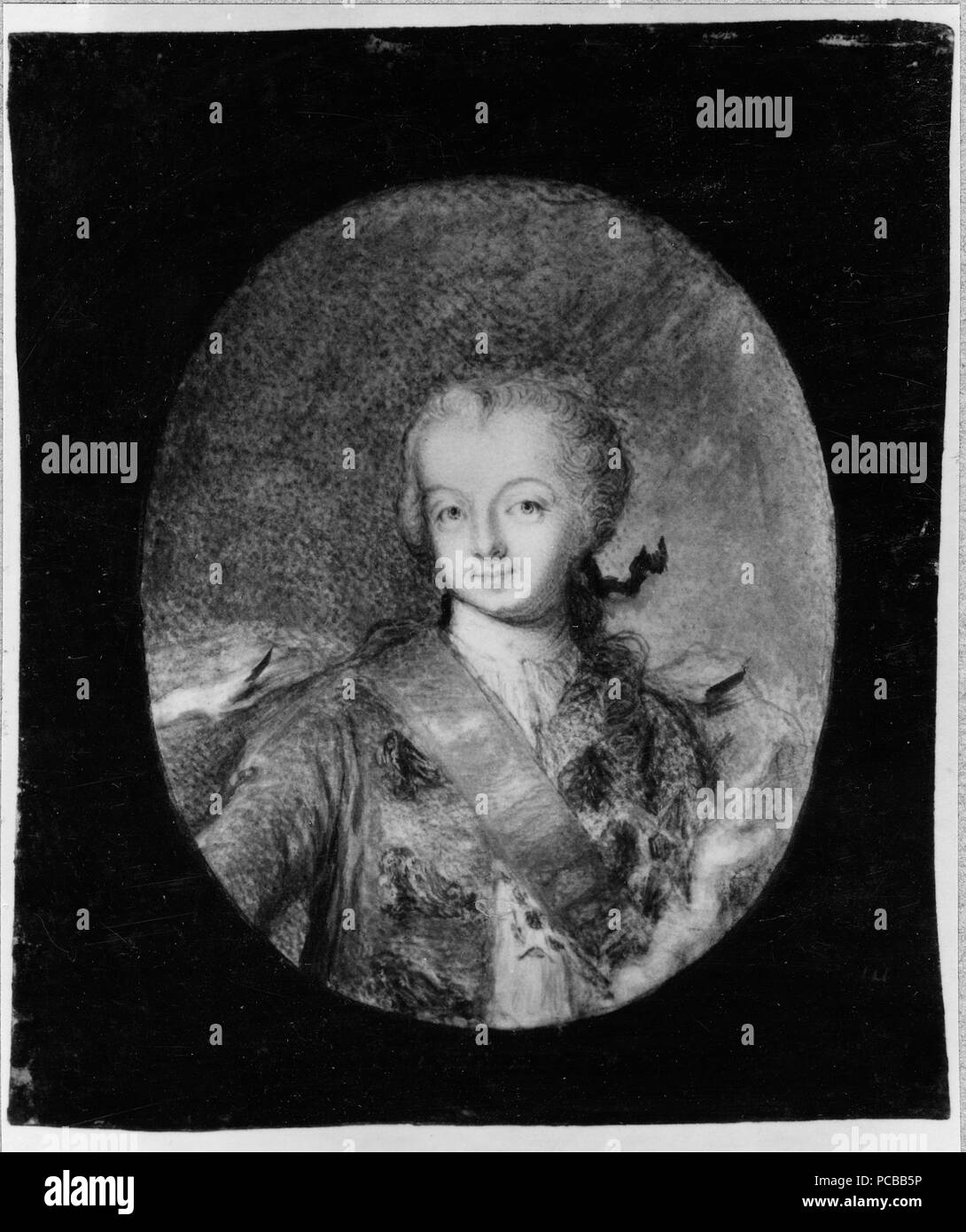 40 Gustav III, 1746-1792, kung av Sverige, kronprins som (Carl Fredrik Mörck) - Nationalmuseum - 28509 Foto Stock